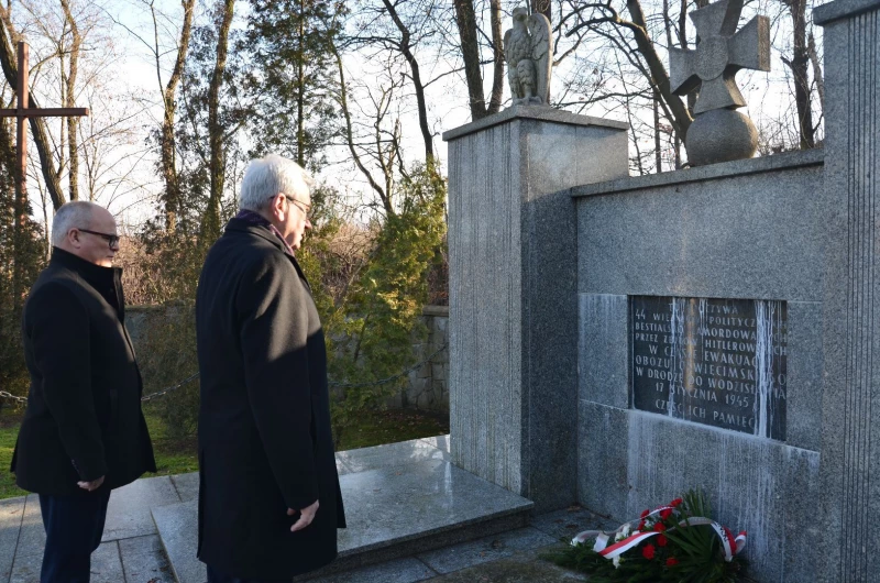 78. rocznica Marszu Śmierci. W Wodzisławiu Śląskim uczczono pamięć ofiar